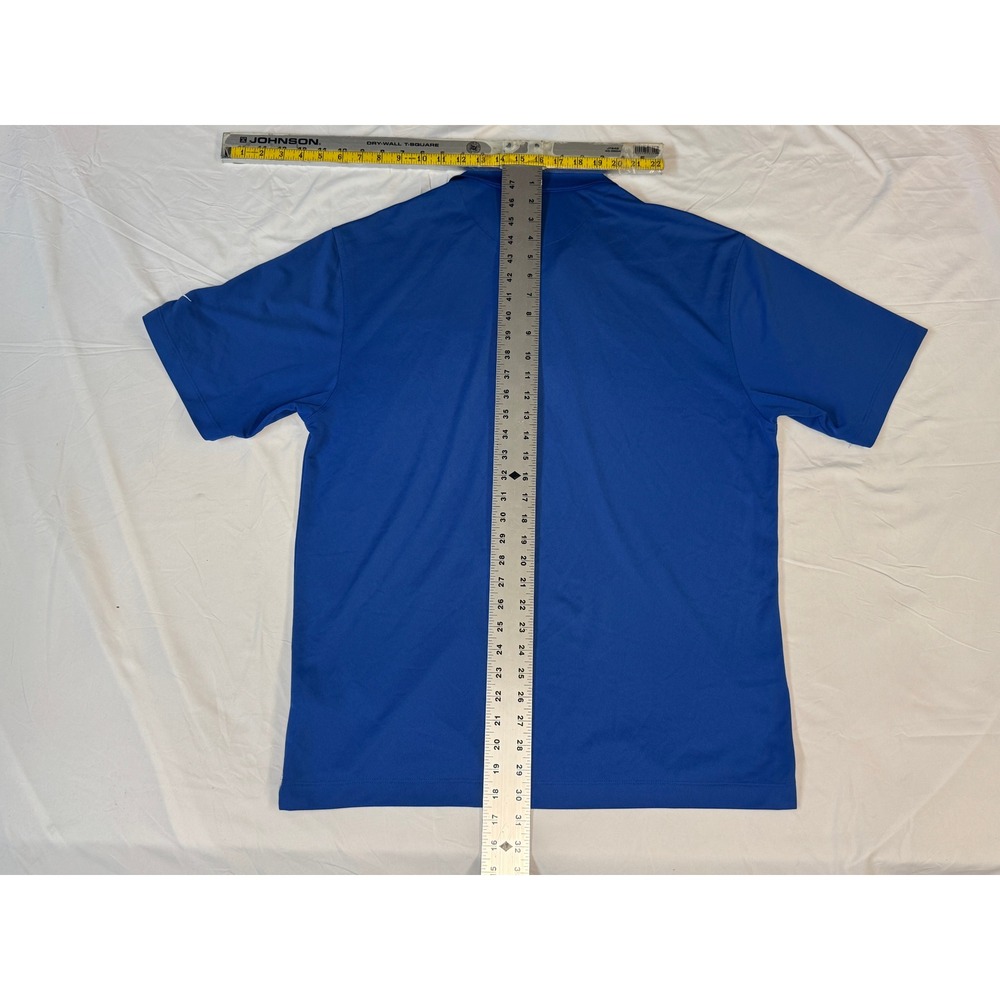 Nike Golf TPC Sawgrass Dri-FIT Polo Shirt Mens Large Blue Short Sleeve - Picture 4 of 8